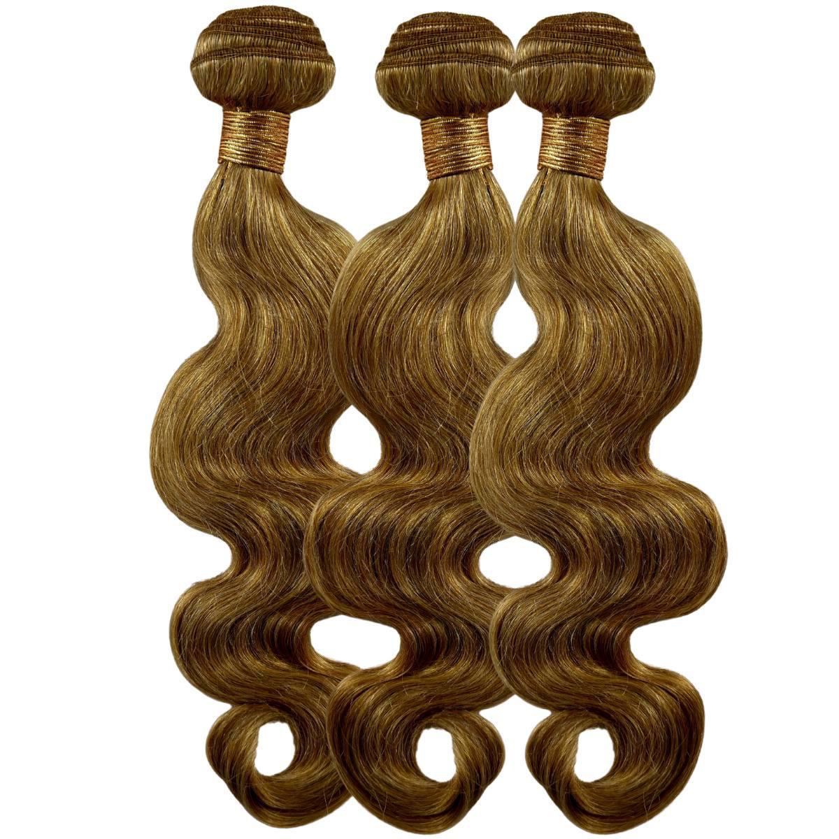 Honey Blonde Body Wave Human Hair Bundle Deal
