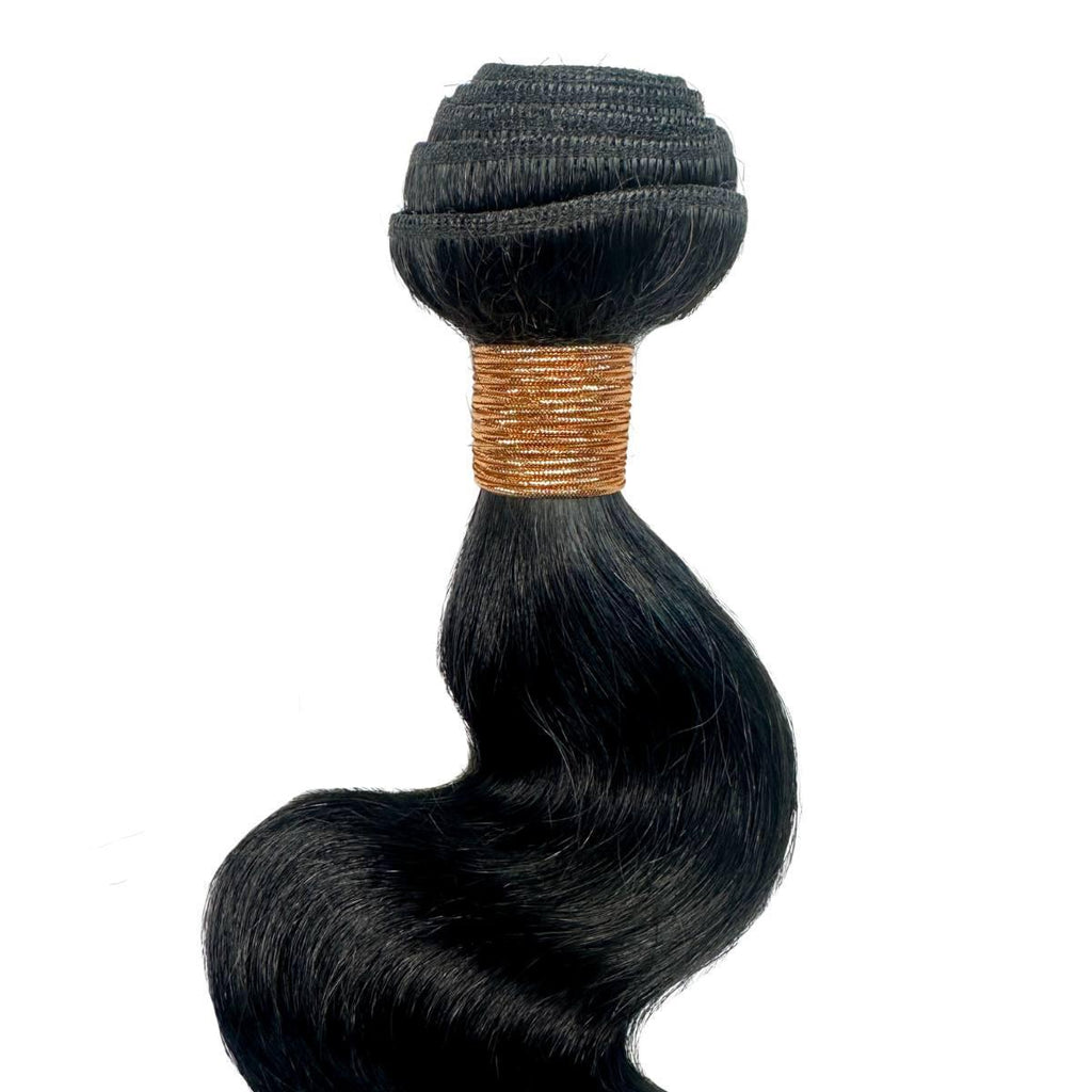 Jet Black Body Wave Human Hair Bundle Deal