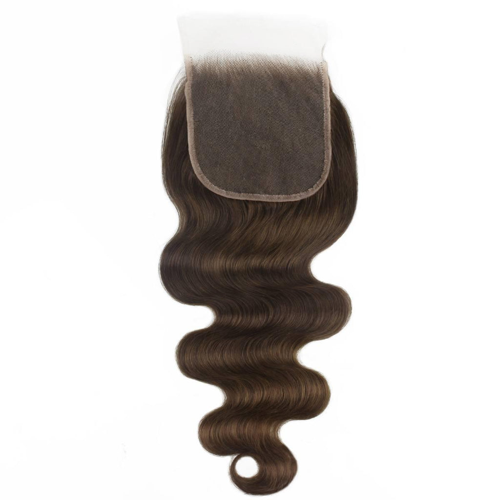 Medium Brown Body Wave 5x5 HD Lace Closure