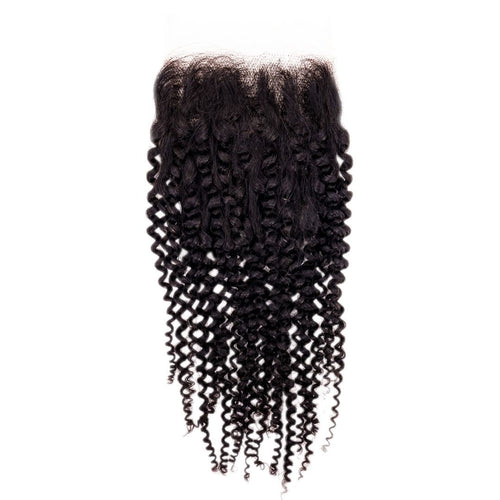 Afro Kinky Curly 4x4 Transparent Lace Closure