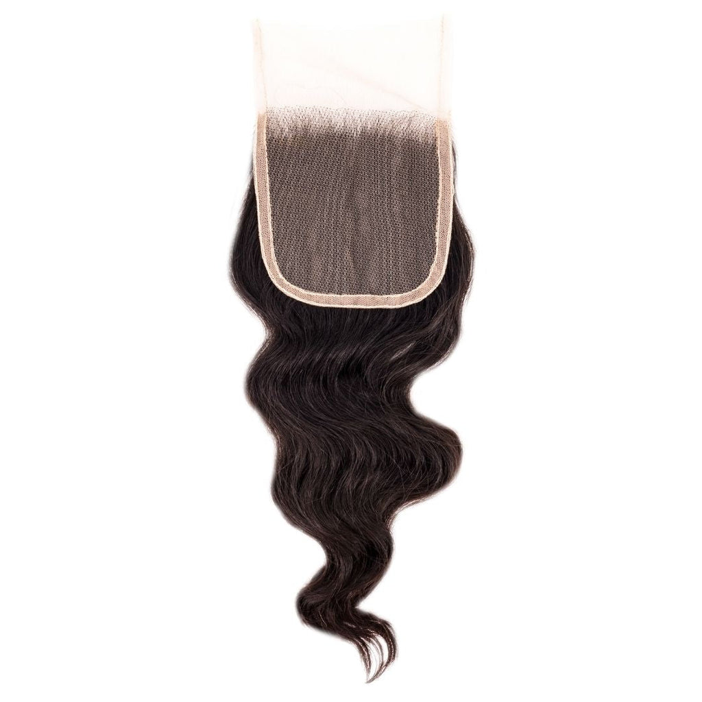 Raw Indian Wavy 4x4 Transparent Lace Closure