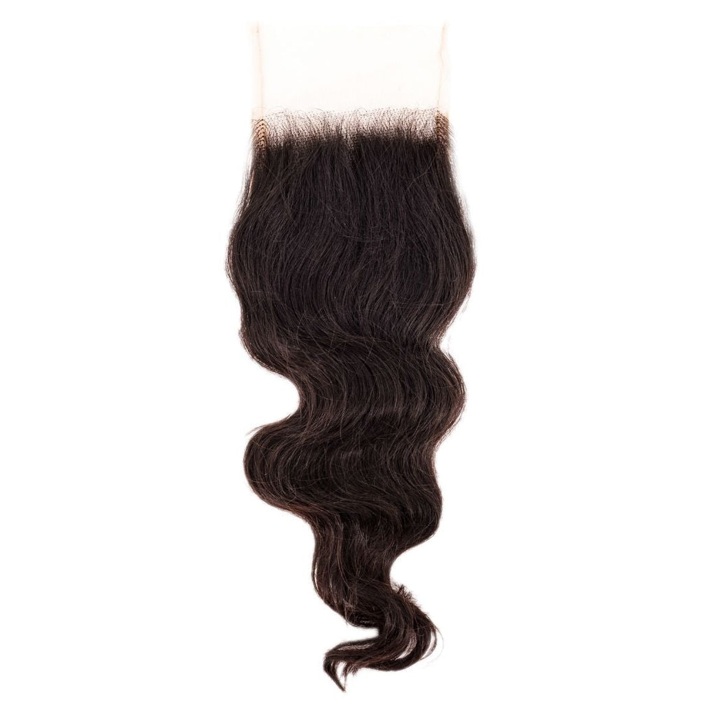 Raw Indian Wavy 4x4 Transparent Lace Closure