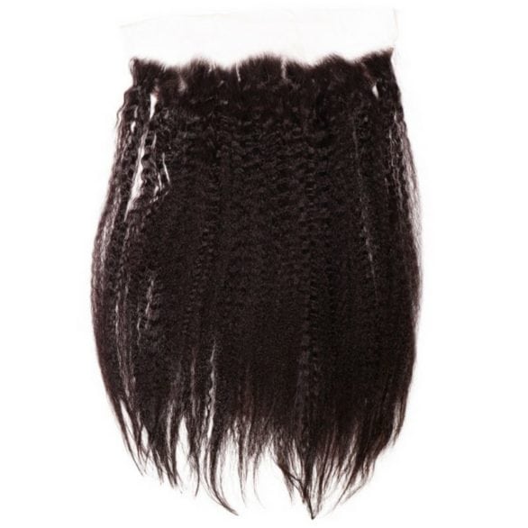 Kinky Straight 13x4 Transparent Lace Frontal