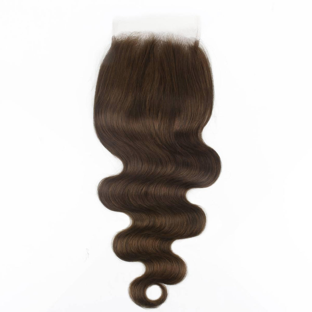 Medium Brown Body Wave 5x5 HD Lace Closure