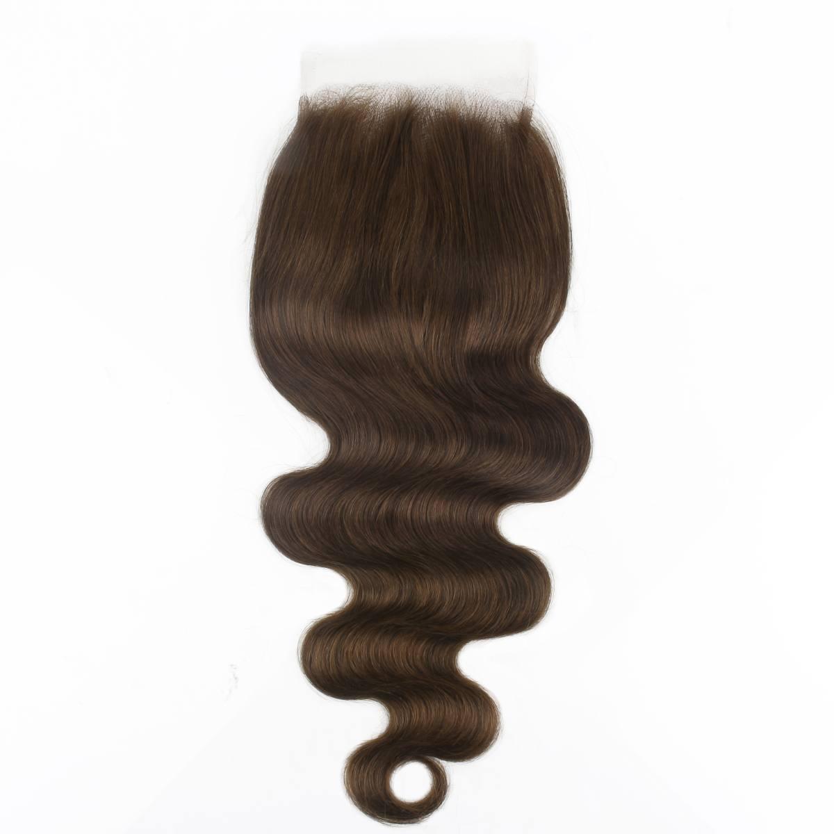 Medium Brown Body Wave 5x5 HD Lace Closure