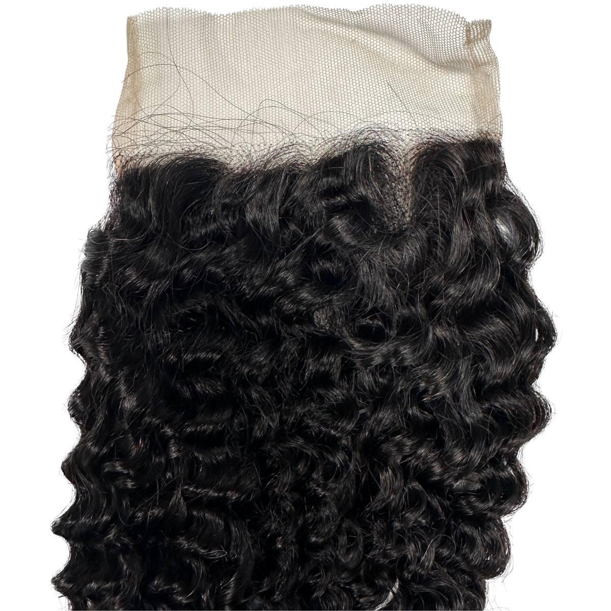 Jerry Curl 4x4 Transparent Lace Closure