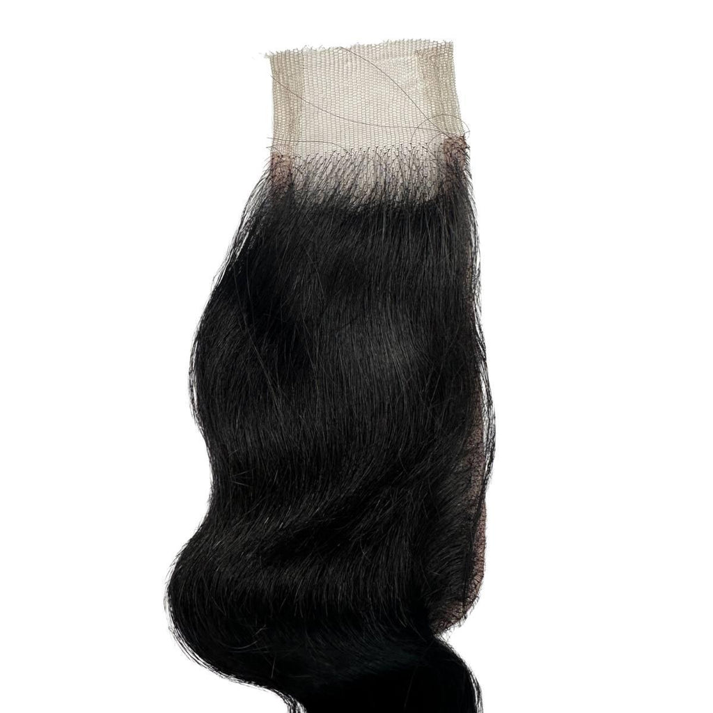 Jet Black Body Wave 2x6 HD Lace Closure